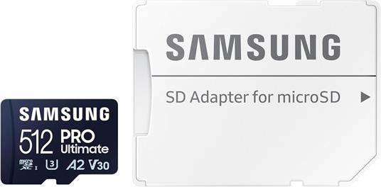 Samsung 512 Gb Pro Ultimate Microsdxc Uhs-I Scheda, Con Adattatore Sd MB-MY512SA/WW - 6
