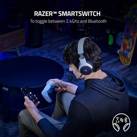 Razer Kaira X PS5 bk RZ04-03970200-R3M1 Bianco Bluetooth Gamepad MAC, Nintendo Switch Lite, PC, PlayStation 4, PlayStation 5 - 5