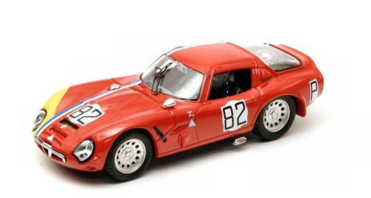 Alfa Romeo Tz2 #82 15Th 1000 Km Nurburgring 1967 Trosch / Pilette 1:43 Model Bt9322