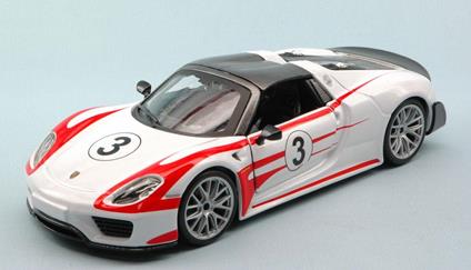 Porsche 918 Weissach Package #3 2013 0-100 2,6 Sec 1:24 Model BU28009W