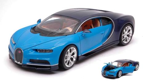 Bugatti Chiron Light Blue / Dark Blue 1:24 Model We24077Bl