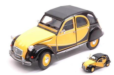 Citroen 2 Cv 6 Charleston 1982 Yellow / Black 1:24-27 Model We24009Ybk