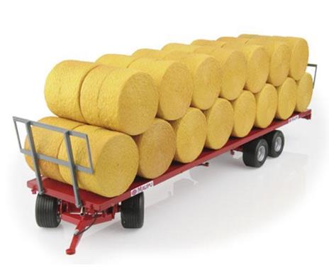Maupu Trailer Rimorchio W/ 15 Rotoball 1:32 Model Repli011