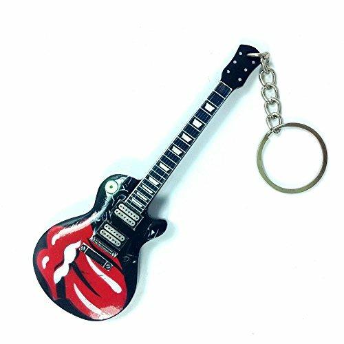 Portachiavi in legno. Rolling Stones. Tongue