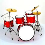 Mini batteria da collezione replica mod. Red Chrome. TOP SELLER