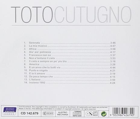 Serenata - CD Audio di Toto Cutugno - 2