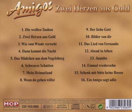 Zwei Herzen Aus Gold - CD Audio di Amigos - 2