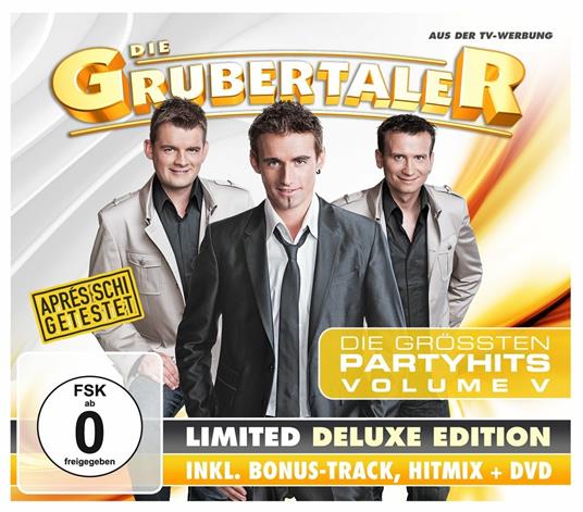 Die Grossten Partyhits 5 - CD Audio + DVD di Grubertaler