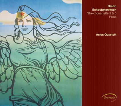 Quartetti per archi n.3, n.5 - Polka op.22 - CD Audio di Dmitri Shostakovich,Acies Quartett