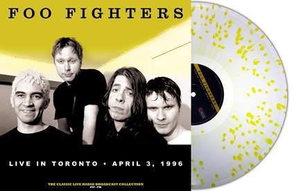 Live In Toronto 1996 (Clear-Yellow Splatter Vinyl) - Vinile LP di Foo Fighters