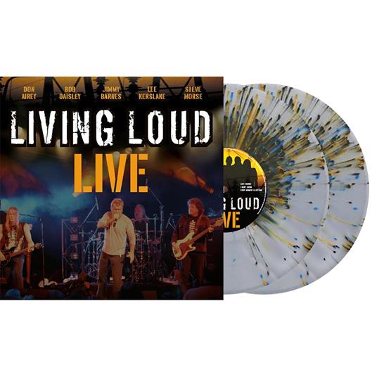 Live (Indie Crystal Exclusive Splatter Vinyl) - Vinile LP di Living Loud