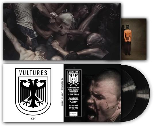 Vultures 1 - Carnival Edition (2x7" Black Vinyl + CD) - Vinile LP + CD Audio di Kanye West,Ty Dolla Sign