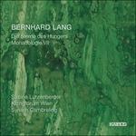 Die Sterne des Hungers - Monadologie VII - CD Audio di Bernhard Lang