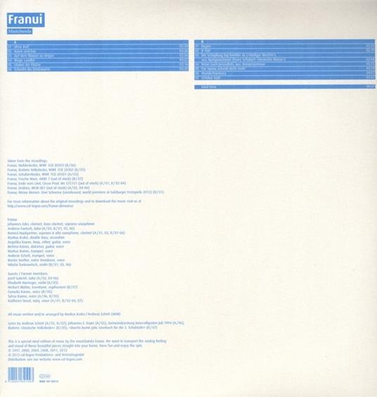 Franui Ist Eine Almwiese - Vinile LP di Franui - 2