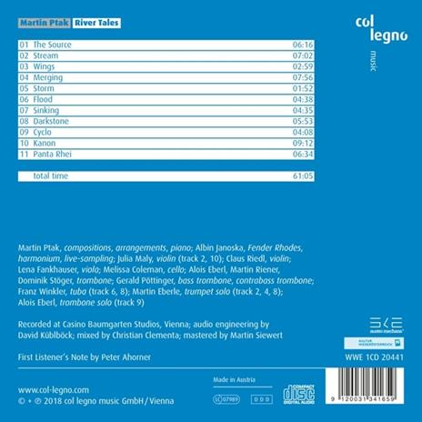 River Tales - CD Audio di Martin Ptak - 2