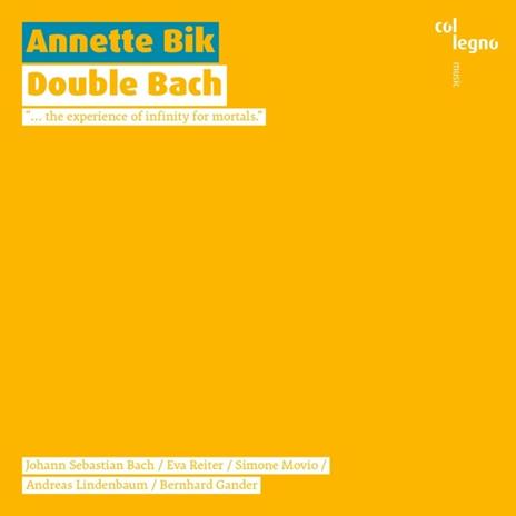 Double Bach - CD Audio di Johann Sebastian Bach,Annette Bik