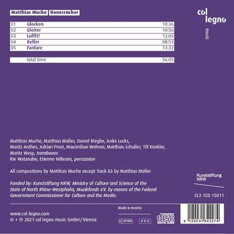 Bonecrusher - CD Audio di Matthias Muche - 2