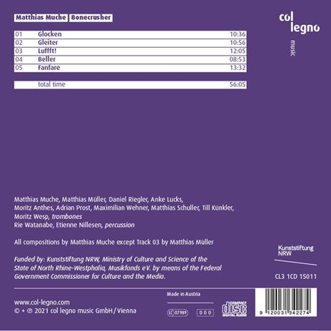 Bonecrusher - CD Audio di Matthias Muche - 3