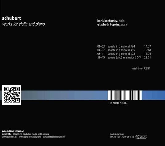 Musica per violino e pianoforte - CD Audio di Franz Schubert - 2