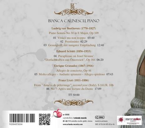 Musica per pianoforte - CD Audio di Bianca Calinescu - 2