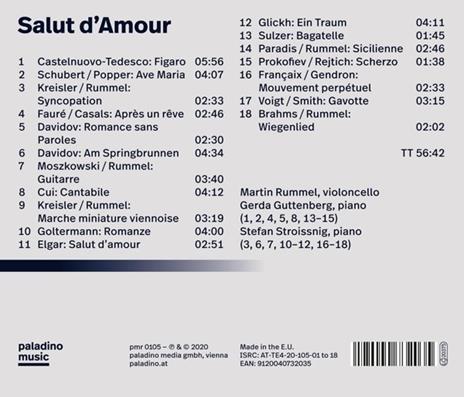 Martin Rummel-Salut Damour - CD Audio di Martin Rummel - 2