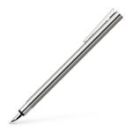 Penna stilografica Neo Slim acciaio, cromato, media