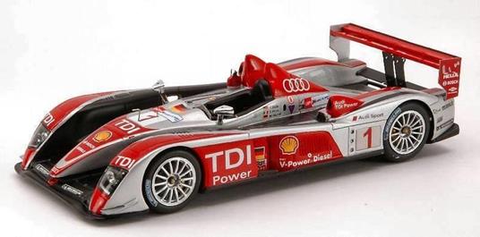 Spark. S0684. in Miniatura Veicolo. Modello per La Scala. R10 Tdi. Audi Sport America Del Nord. Le Mans 08. Scala 1/43