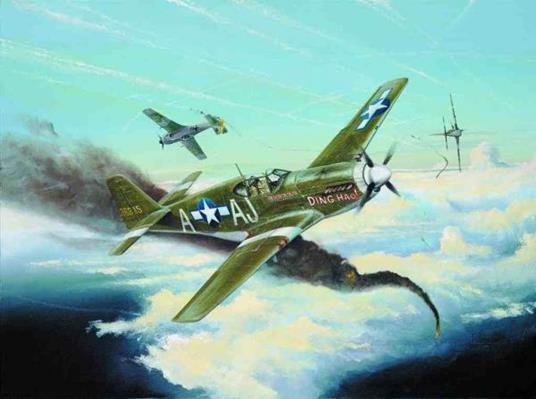 P-51 B Mustang Aircraft 1:32 Plastic Model Kit Riptr 02274