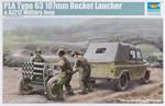 Trumpeter 02320 Milytary Jeep Type 63 107 Mm Rocket Launcher Modellino