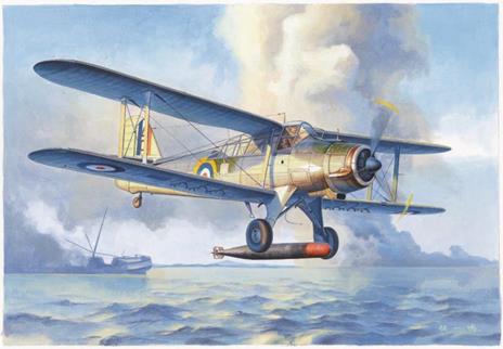 Fairey Albacore Torpedo Bomber 1:48 Plastic Model Kit Riptr 02880