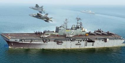 U.S. USS Iwo Jima LHD-7 Aircraft Carrier Nave Portaerei 1:350 Plastic Model Kit RIPTR 05615
