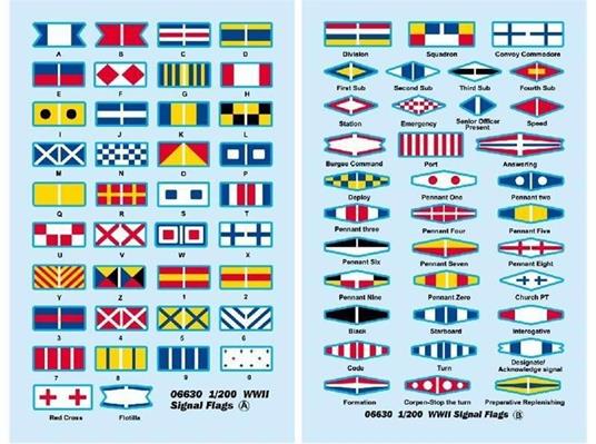 1/200 Ships For Decal / Ww2 Signal Flag (Set Of 2) (Japan Import)