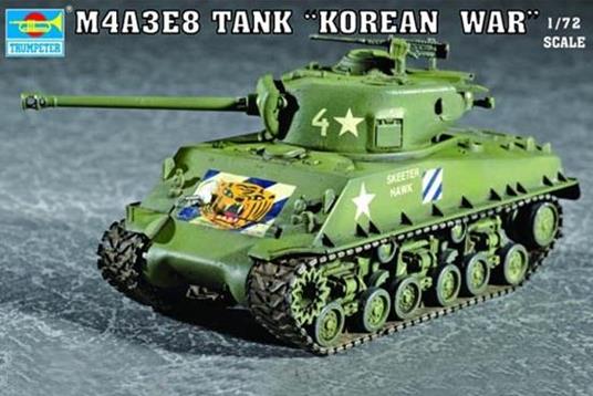 M4A3E8 Tank (T80 Track) Tank Korean War 1:72 Plastic Model Kit RIPTR 07229