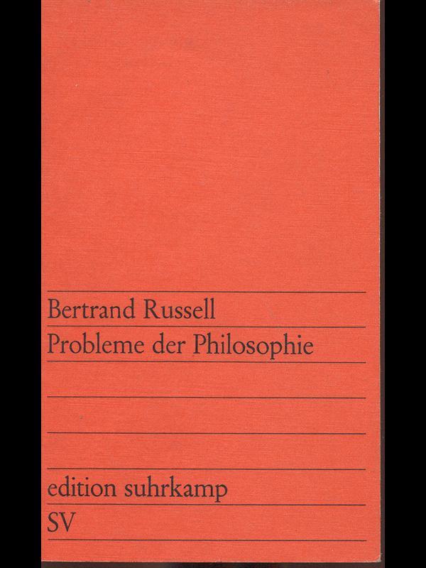 Probleme der Philosophie