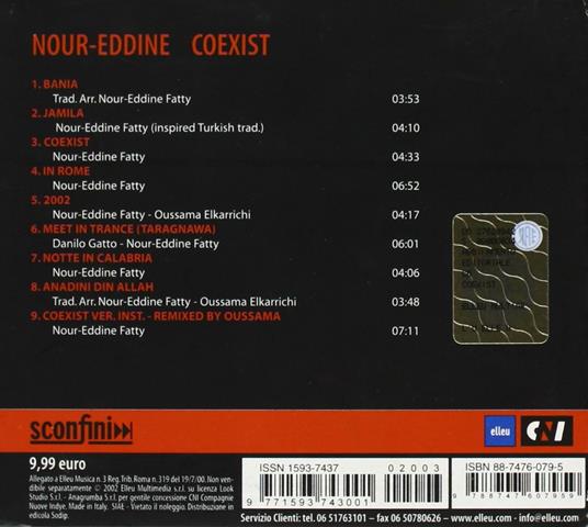 Coexist - CD Audio di Nour Eddine - 2