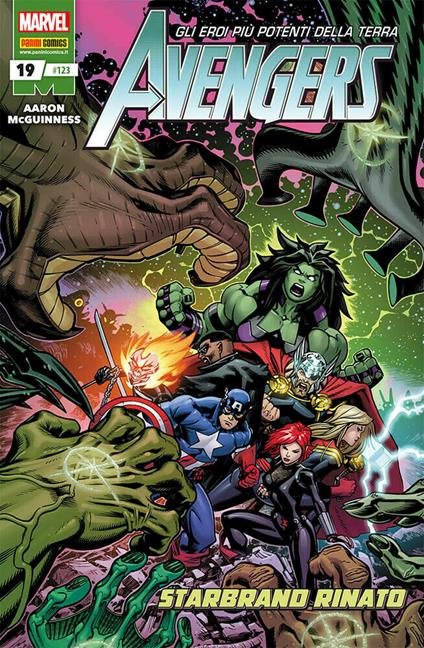  Avengers n° 19. I Vendicatori 123 -  Jason Aaron - copertina