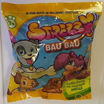 Strezzy Bau Bau Morbidi Amici Bustina Sip Toys 2019 Dogs