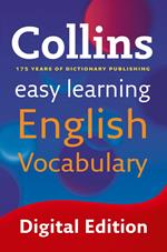 Easy Learning English Vocabulary: Your essential guide to accurate English (Collins Easy Learning English)