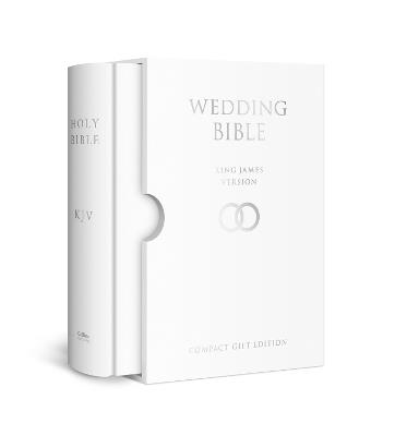 HOLY BIBLE: King James Version (KJV) White Compact Wedding Edition - Collins UK - cover