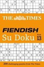 The Times Fiendish Su Doku Book 13: 200 Challenging Su Doku Puzzles