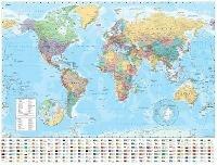 Collins World Wall Laminated Map - Collins Maps - cover