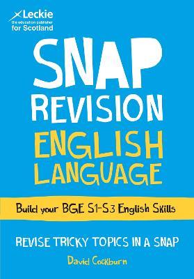 BGE English Language: Revision Guide for S1 to S3 English - David Cockburn - cover
