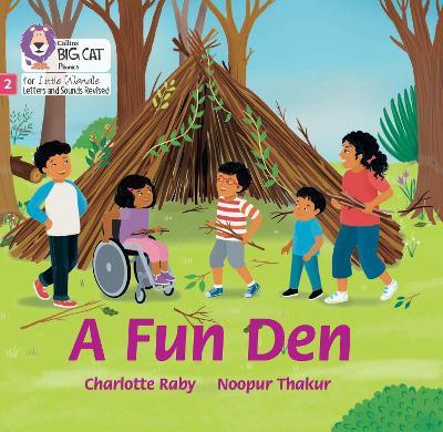 A Fun Den: Phase 2 Set 4 Blending Practice - Charlotte Raby - cover
