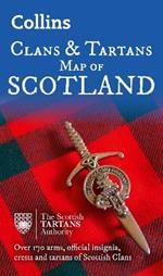 Collins Scotland Clans and Tartans Map: Over 170 Arms, Official Insignia, Crests and Tartans of Scottish Clans
