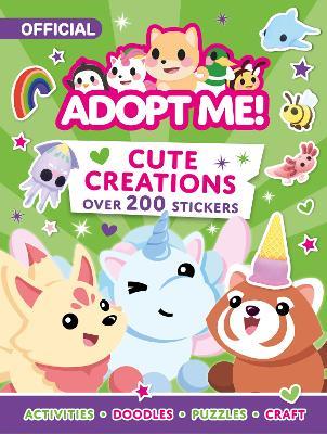 Adopt Me! Cute Creations Sticker Book - Uplift Games - cover