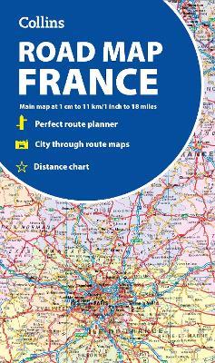 Collins Road Map of France - Collins Maps - cover