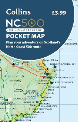 NC500 Pocket Map: Plan Your Adventure on Scotland’s North Coast 500 Route Official Map - Collins Maps - cover