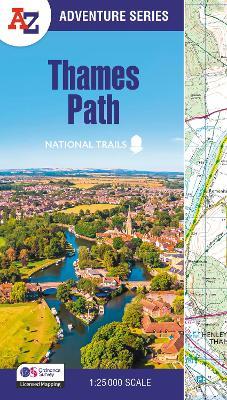 Thames Path: With Ordnance Survey Mapping - A-Z Maps - cover