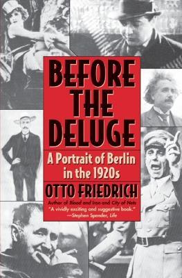 Before the Deluge - Otto Friedrich - cover