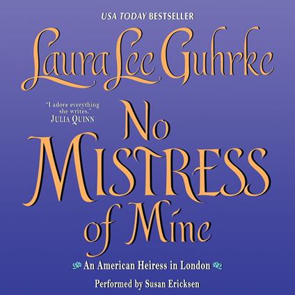 No Mistress of Mine